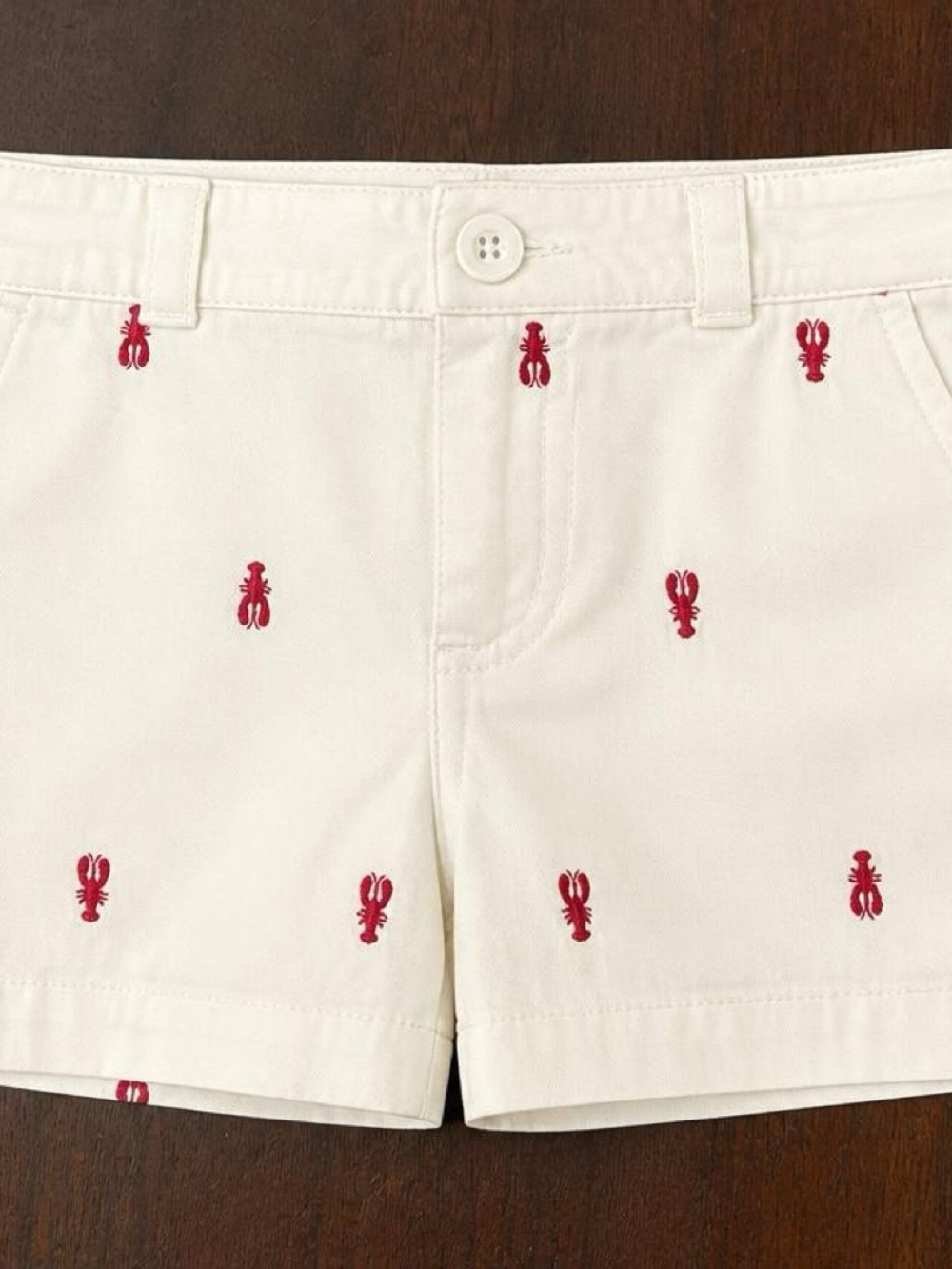 Kaisely Lobster Embroidered Shorts Size 5